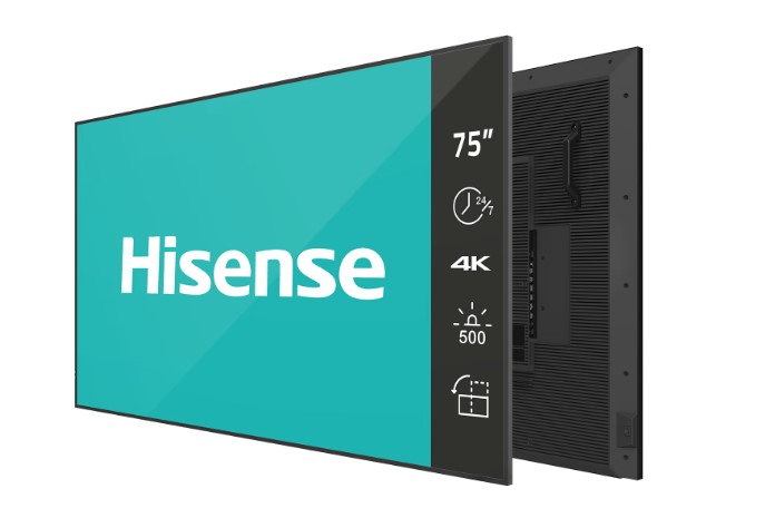 Hisense 75 Zoll 4K UHD IPS Digital Signage Display - 24/7 Operation