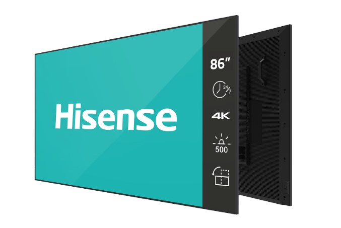 Hisense 86 Zoll 4K UHD IPS Digital Signage Display - 24/7 Operation
