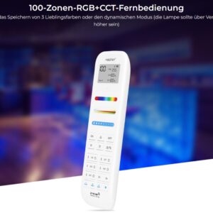 MiBoxer FUT100 LED Fernbedienung RGB-WW (RGB-CCT) 100 Zonen