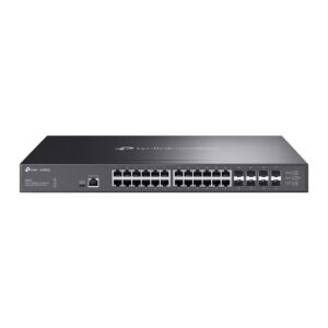 Omada by tp-link Switch full managed Layer2+ 32 Port • 24x 10GbE • 8x SFP+ • 19” • Omada • SX3832