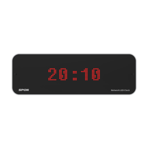 SPON Netzwerk-IP-Uhr mit I/O-Ports und optionaler SIP-Zwei-Wege-Kommunikation