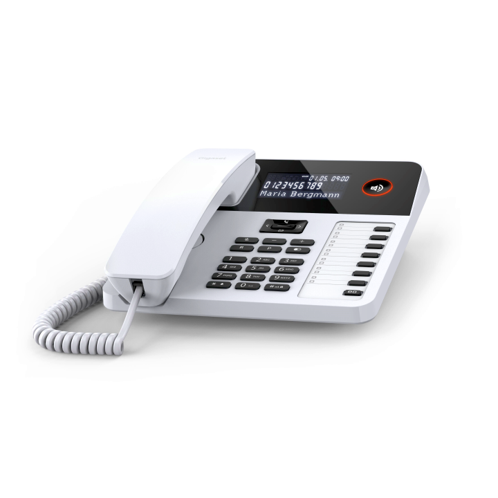 Gigaset DESK 600 weiß/ analoges Telefon