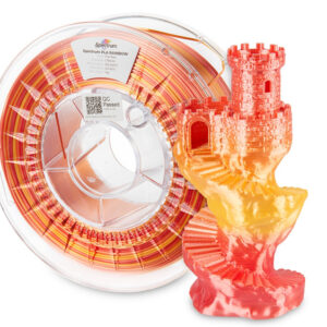 Spectrum Filament · PLA SILK Rainbow · FIRE RED · 1.75mm · 1kg