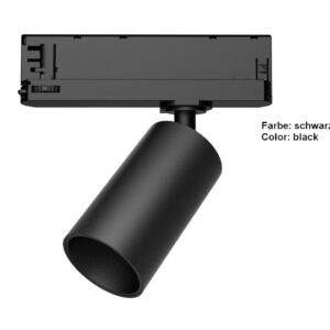 LED Stromschienenstrahler VLF schwarz – 3-Phasen | Synergy 21