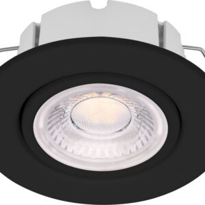 Synergy 21 LED Deckeneinbauspot Phos schwenkbar rund schwarz CCT switchable