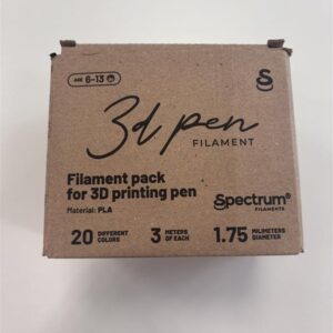 Spectrum 3D Filament für 3D Stifte 20 Farben á 3m