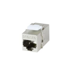 Keystone, Modul, TP/TP-Buchse/Buchse(RJ45,Kupplung), CAT6A, 500MHz, Slimline/short, Synergy 21,