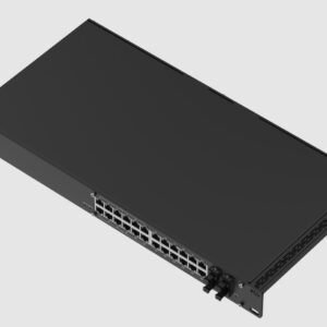 Teltonika · Switch · SWM280 · 24 Port Gigabit managed PoE L2+ Switch, 12xGbE PoE, 4x SFP, 19"