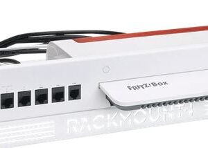 Rackmount.IT, Rack Mount Kit for AVM FRITZ!Box 6660 Cable [serials L/M]/6890 LTE/7590, UTP(ungeschirmte) Kupplung/Patchkabel, 1,3HE/19",