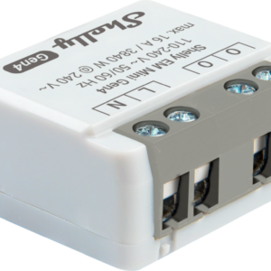 Shelly · Unterputz · "EM Mini Gen4" · Relais · max 8A · 1 Kanal · WLAN · Matter · Zigbee · Bluetooth