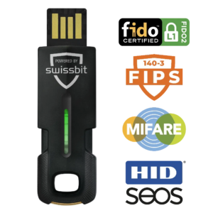 Swissbit iShield Key 2 FIDO2 USB-A + Mifare in Einzelverpackung