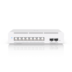 Ubiquiti Switch full managed Layer3 10 Port • 8x 10 GbE • PoE Budget 155W • 8x PoE bt • 2x SFP+ • Desktop/Wall • UniFi • USW-Pro-XG-8-PoE