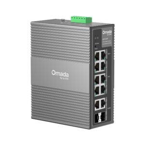 Omada by tp-link Switch Easy Managed Industrial Switch • 10 Port • 6x PoE++, 2x PoE++, 2x GbE • Omada • IES210GPP