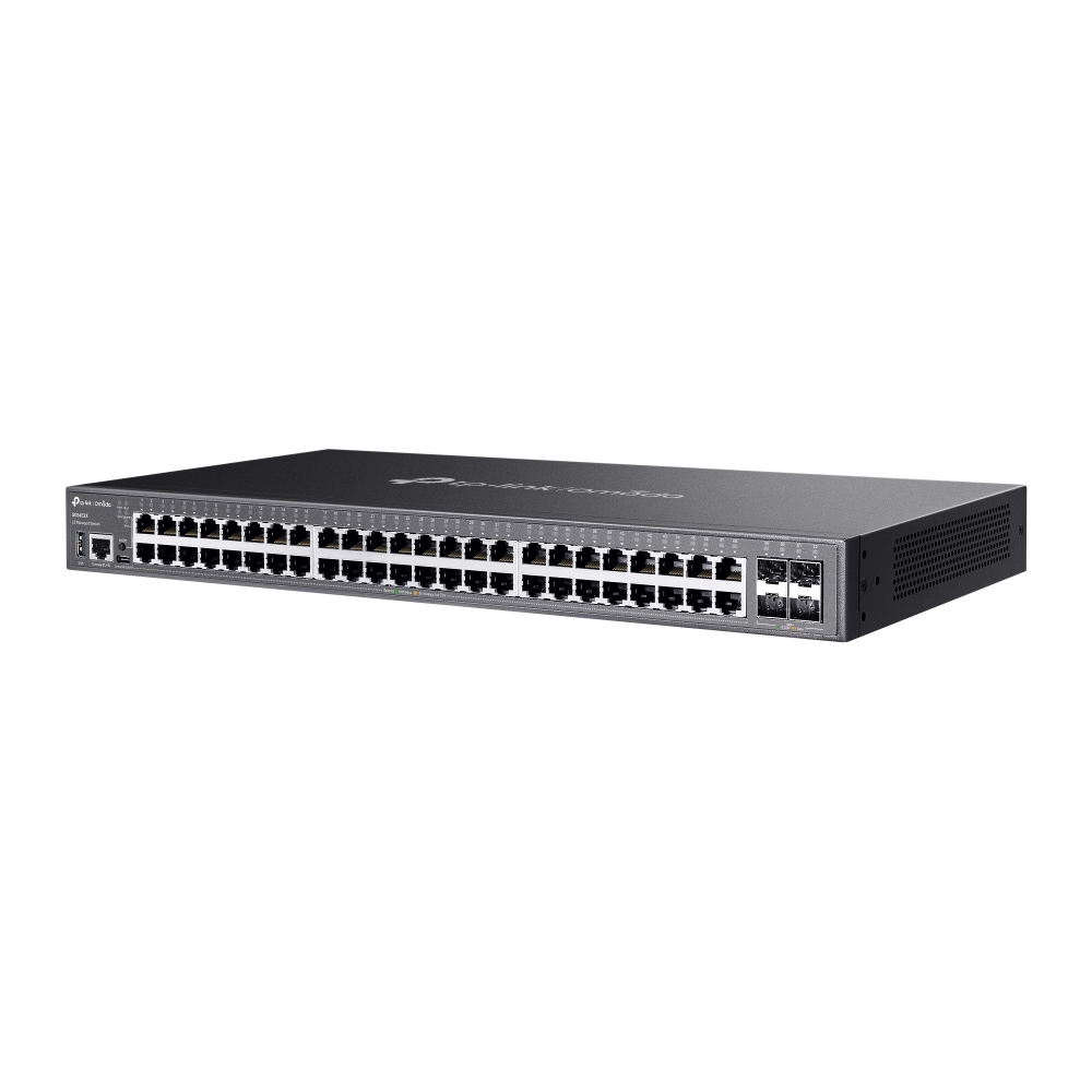 Omada by tp-link Switch full managed Layer3 • 48 Ports • 48x 1GbE, 4x SFP+ • Omada • SG5452X