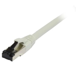 Patchkabel RJ45, CAT8.1 2000Mhz, 3m, grau, S-STP(S/FTP), TPE/LSZH(SuperFlex), AWG26, Synergy 21