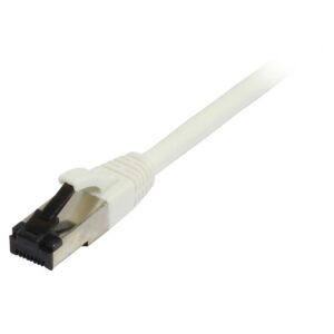 Patchkabel RJ45, CAT8.1 2000Mhz, 1.0m, weiss, S-STP(S/FTP), TPE/LSZH(SuperFlex), AWG26, Synergy 21