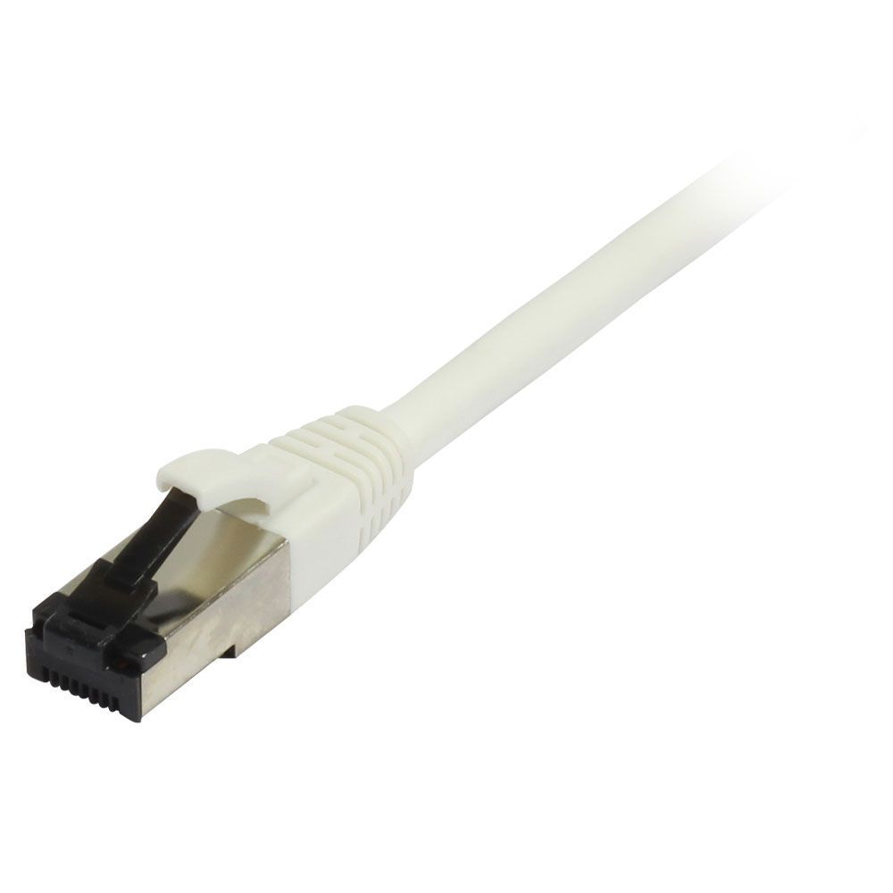 Patchkabel RJ45, CAT8.1 2000Mhz, 7.5m, weiss, S-STP(S/FTP), TPE/LSZH(SuperFlex), AWG26, Synergy 21