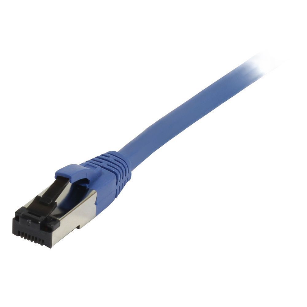 Patchkabel RJ45, CAT8.1 2000Mhz, 1.5m, blau, S-STP(S/FTP), TPE/LSZH(SuperFlex), AWG26, Synergy 21