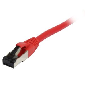 Patchkabel RJ45, CAT8.1 2000Mhz, 10m, rot, S-STP(S/FTP), TPE/LSZH(SuperFlex), AWG26, Synergy 21