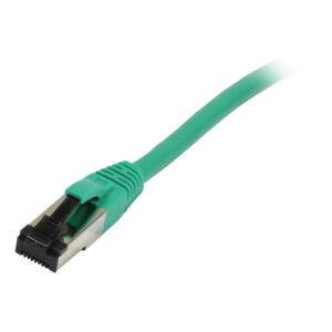 Patchkabel RJ45, CAT8.1 2000Mhz, 0.5m, grün, S-STP(S/FTP), TPE/LSZH(SuperFlex), AWG26, Synergy 21