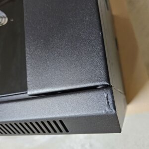 ALLNET 19"Wandgehäuse, 6HE, 1-teilig, T450mm, Schwarz, SMC-Serie,*Demoschrank mit Lackfarbfehler und leichten Kratzern*