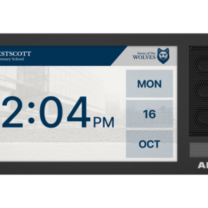 ALGO 8410 IP DIGITAL DISPLAY WITH SPEAKER - SINGLE SIDED