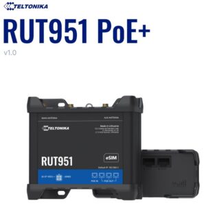 Teltonika · Router · RUT951 PoE + · LTE Modem Router/WLAN · PoE+ with PSU