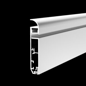 Synergy 21 LED U-Profil 200cm, ALU1580-05, schwarz, Fußboden/Sockelleiste