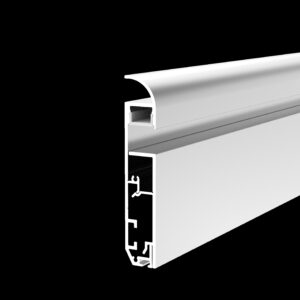 Synergy 21 LED U-Profil 200cm, ALU1580-10, schwarz, Fußboden/Sockelleiste