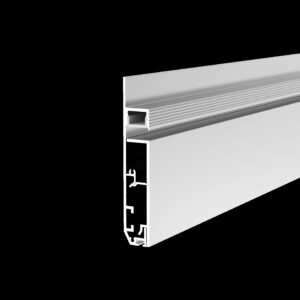 Synergy 21 LED U-Profil 200cm, ALU1580TR-05, schwarz, Fußboden/Sockelleiste