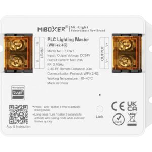 MiBoxer PLCW1 LED PLC Serie PLC Lighting Master Controller WiFi + 2,4G
