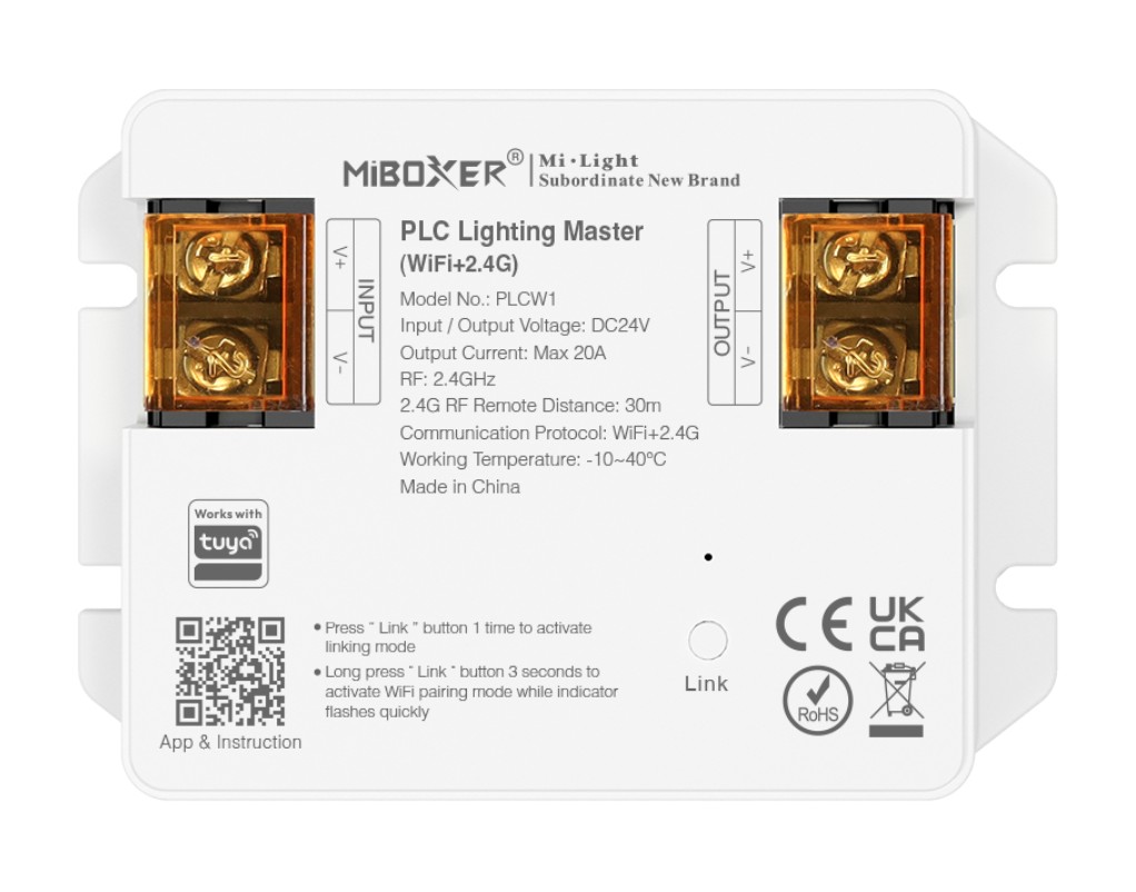 MiBoxer PLCW1 LED PLC Serie PLC Lighting Master Controller WiFi + 2,4G