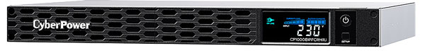 CyberPower USV, PFC-Serie, 19" 1HE, 1000VA/600W, Line-Interactive, reiner Sinus, USB/RS232,