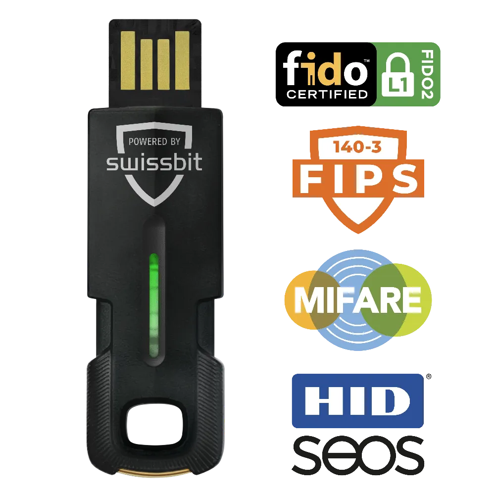 Swissbit iShield Key 2 Pro FIPS USB-A in Retailverpackung