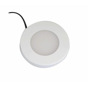 Synergy 21 Downlight Round / 3000K Weiß / 12V / 76Ø x 10mm Möbelleuchte mit AMP Stecker