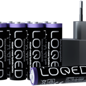 Shelly · "LOQED Power Kit" · Erweiterung für Smartes Türschloss · 8x Akkus enthalten