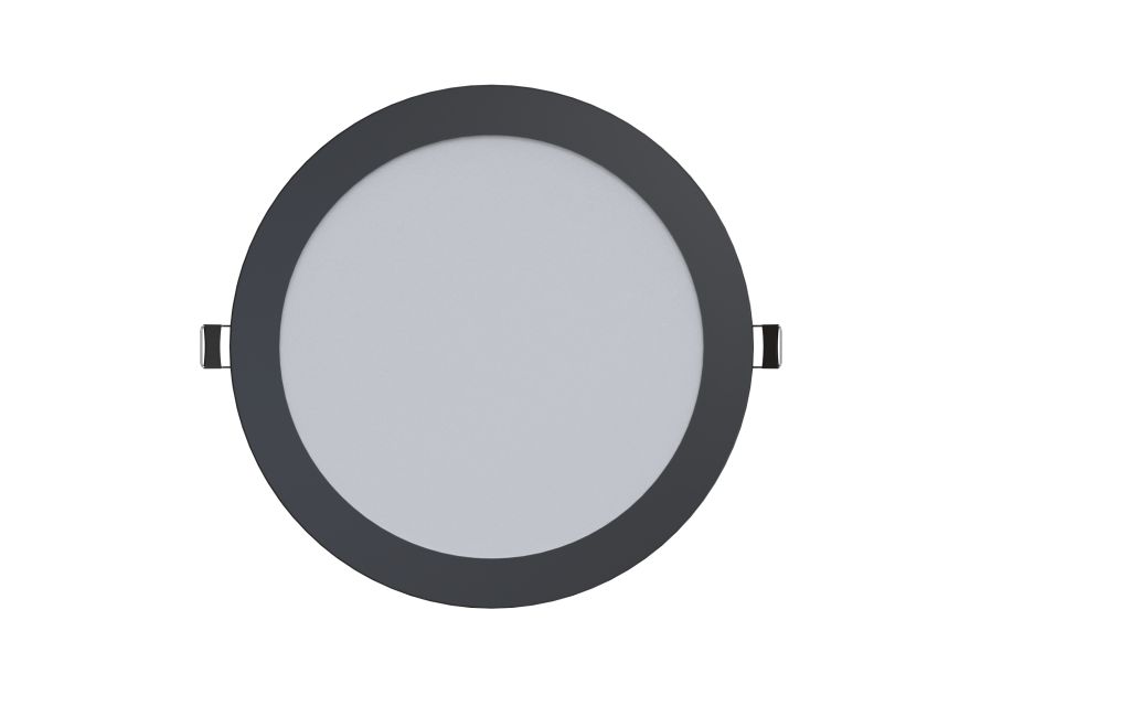 Synergy 21 LED Ultra Slim LED Panel Light V6 12W dual white (CCT) Schwarz 24V