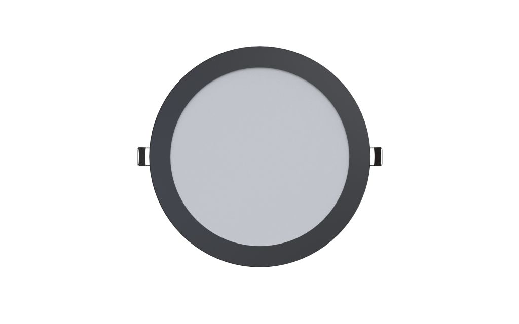 Synergy 21 LED Ultra Slim LED Panel Light V6 24W dual white (CCT) Schwarz 24V