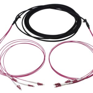 LWL-Kabel, Trunkkabel U-DQ(ZN)BH 4G 50/125, LC/LC OM4 20m, Ring, Synergy21
