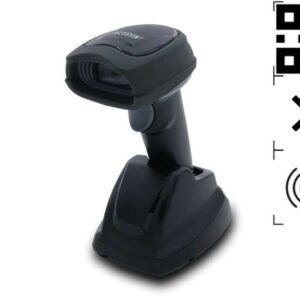 Kasse Barcodescanner AS-3310 - High-End Kabelloser 2D-Barcodescanner, Bluetooth, USB-KIT, schwarz