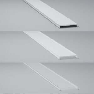 Synergy 21 LED U-Profil zub ALU3535 Cover clear diffusor 20m Rolle