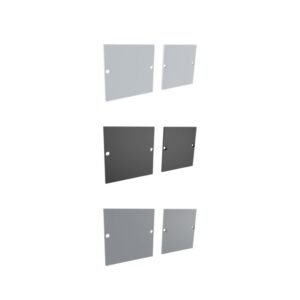 Synergy 21 LED U-Profil zub ALU3535 Endkappe (Paar) weiß
