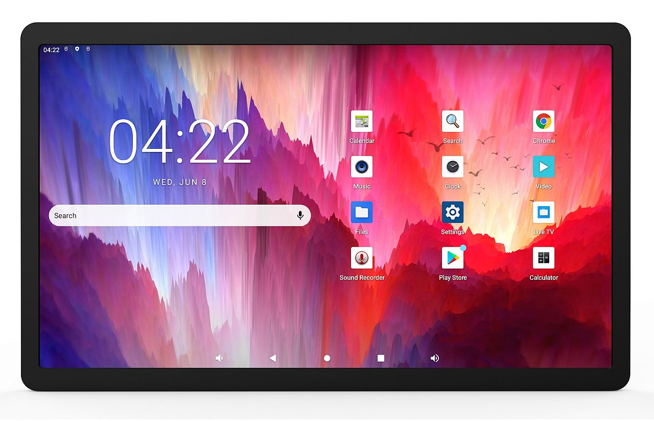 ALLNET Performance Display 21 Zoll, Android 14, RK3576S, PoE, HDMI In, Farbe schwarz, Speedy 210-B