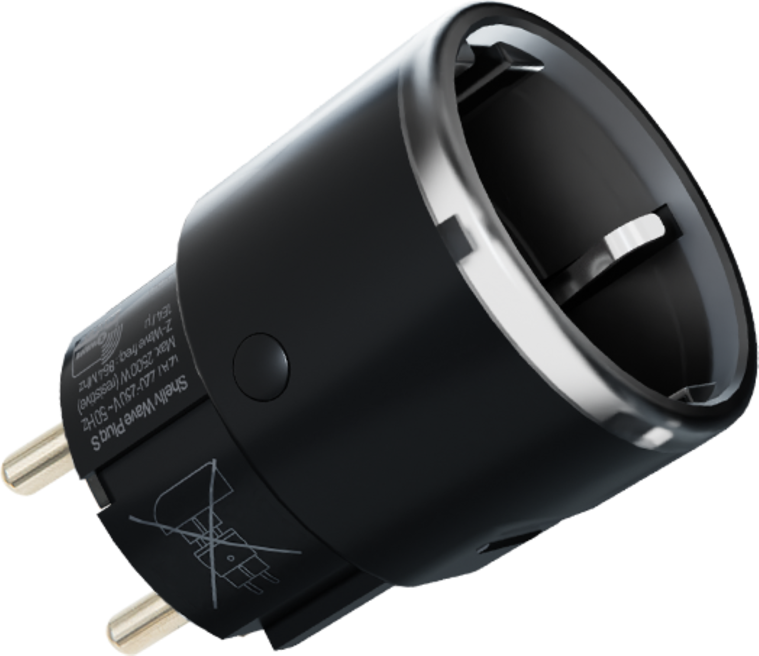 Shelly · Unterputz · "Wave Plug S Black LR" · Z-Wave