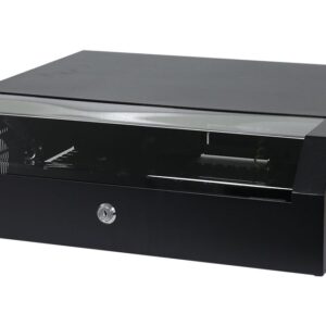 ALLNET 19"Wandgehäuse, 3HE, Vertikal, T145, Schwarz, SWV-Serie,