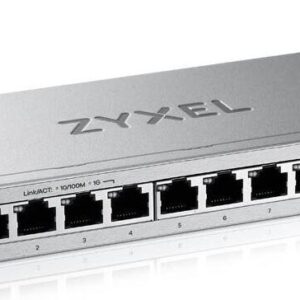 Zyxel Switch smart managed Layer2 8 Port • 10x 1 GbE • 2x SFP • Desktop • Lüfterlos • GS1200-10V3