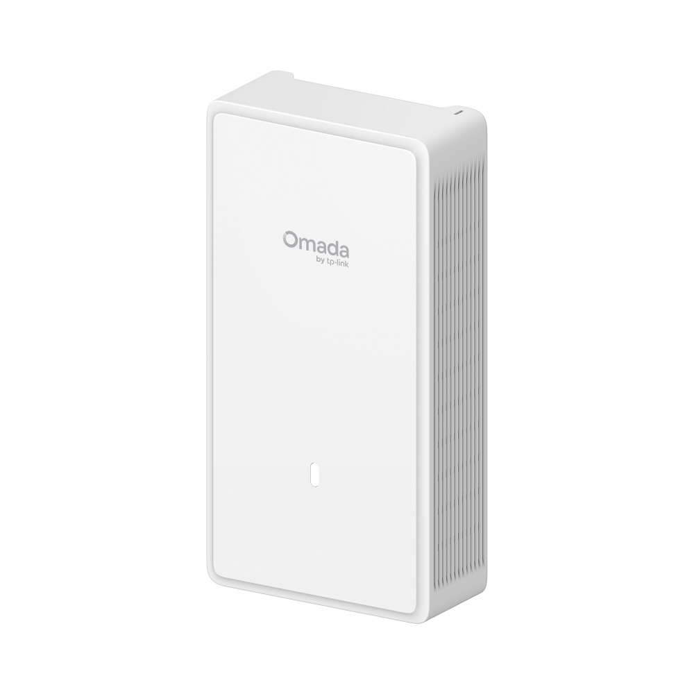 Omada by tp-link Wireless AP WIFI7 • BE9300 • 2x2x2 • Indoor • 1x 2.5 GbE • 3x 1 GbE • EAP775-Wall • Omada