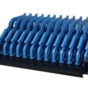 ALLNET 19"zbh. Tragemodul für Tablet/IPAD/uvm. bis zu 12Plätze, Metall, Schwarz,