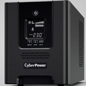 CyberPower USV, PR Tower-Serie, 3000VA/2700W, Line-Interactive, reiner Sinus, LCD, USB/RS232, ext.Runtime,