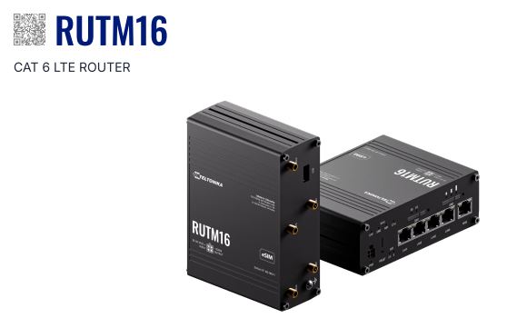 Teltonika · Router · RUTM16 · LTE Global Router CAT6